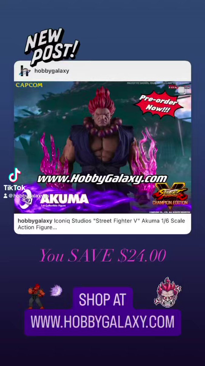 PRE-ORDER: Iconiq Studios Street Fighter V Akuma Sixth Scale