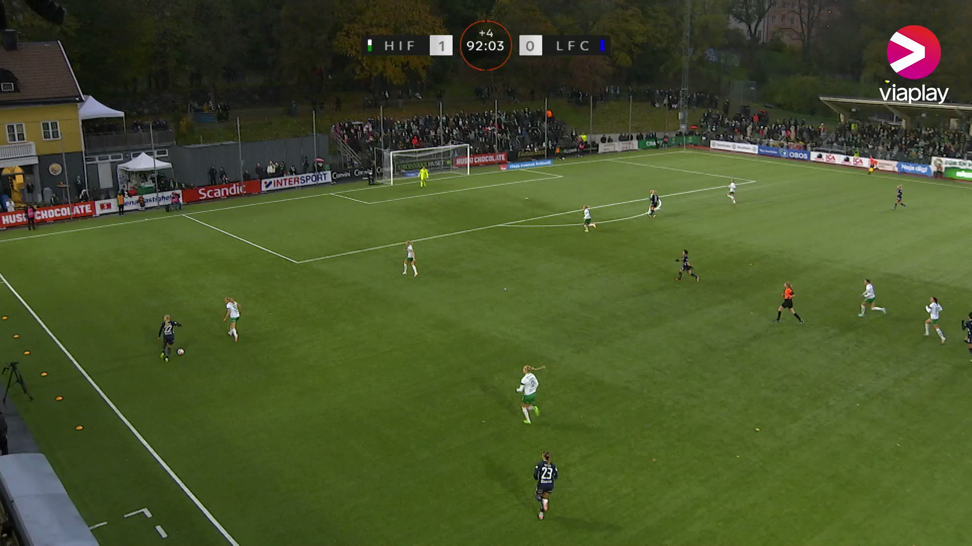 KVITTERAT!!Yuka Momiki slår till på stopptid i toppmötet mellan Hammarby och Linköping@LinkopingFC 📺 Följ guldstriden i OBOS Damallsvenskan på Viaplay