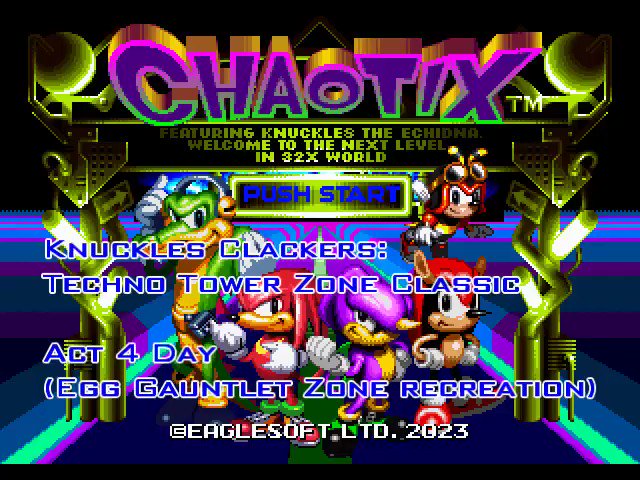 Hacks - Sonic in Chaotix