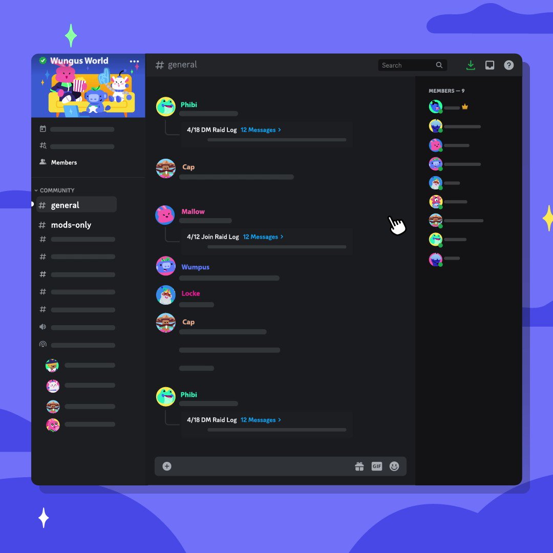 Activity Alerts + Security Actions – Discord