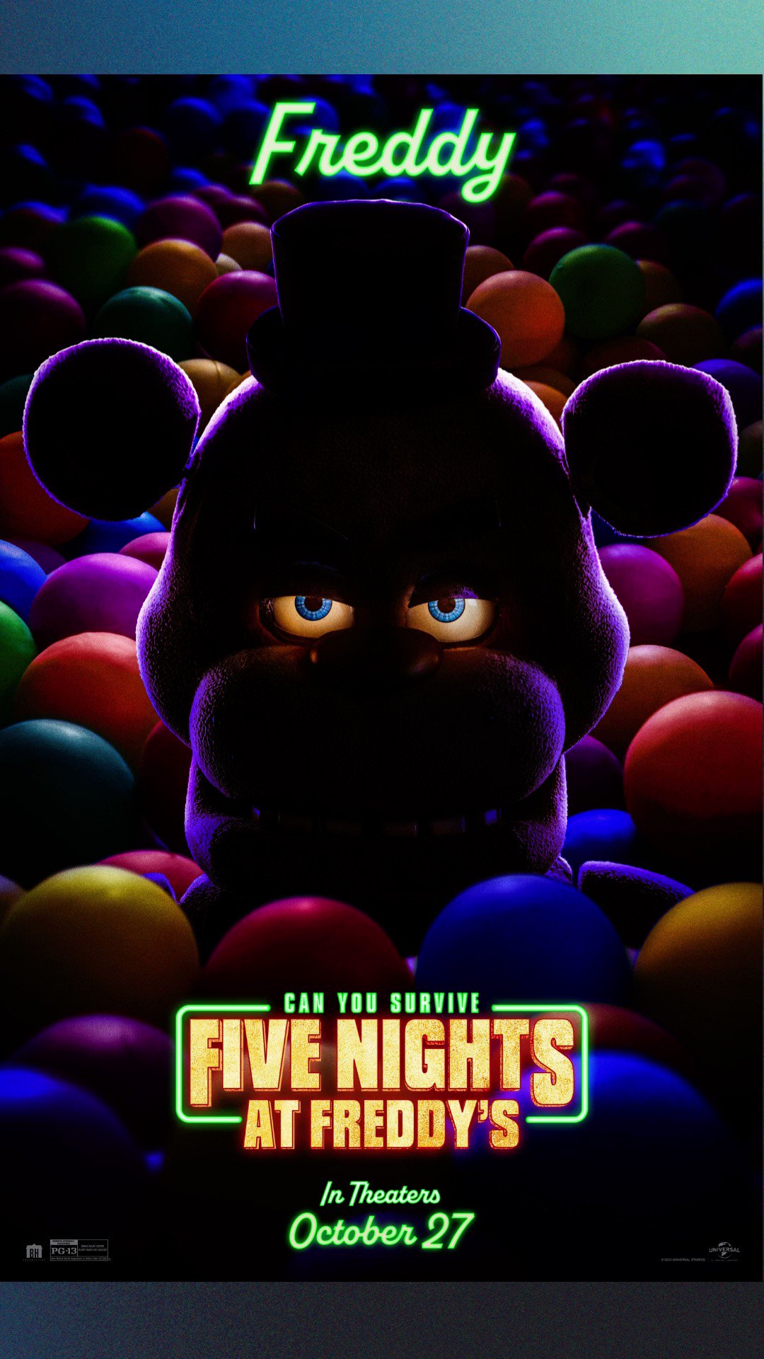Five Nights at Freddy's at an AMC Theatre near you.