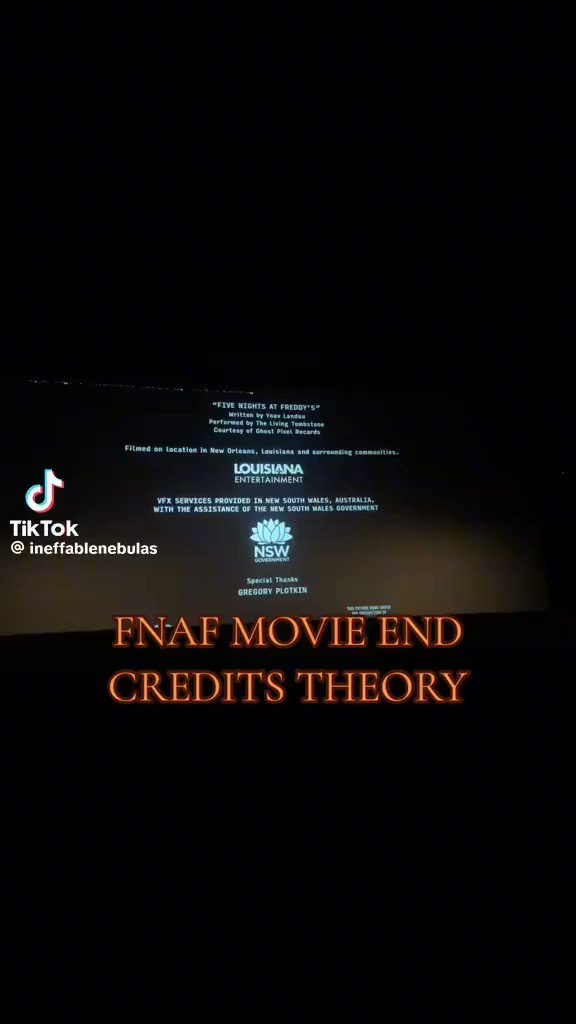 What happens in the FNAF post-credits scene?