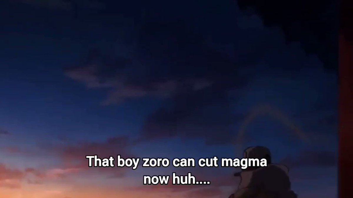 That boy Zoro can cut magma now, huh? : r/Piratefolk