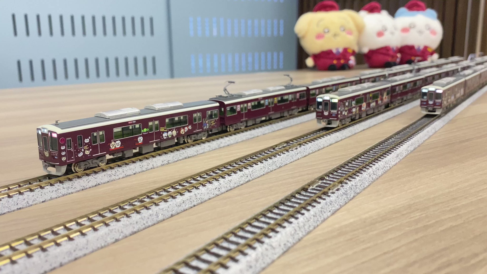 ちいかわ×阪急電車 鉄道模型 3種セット 断っ ちいかわ×阪急電車 鉄道模型 3種セット 断っ