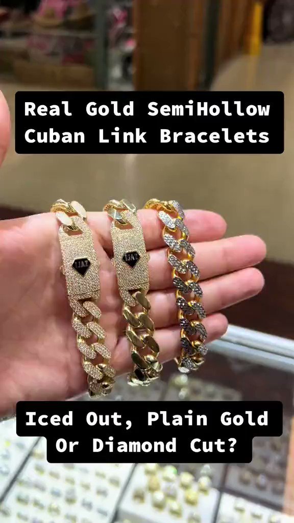 Semi hollow cuban link store