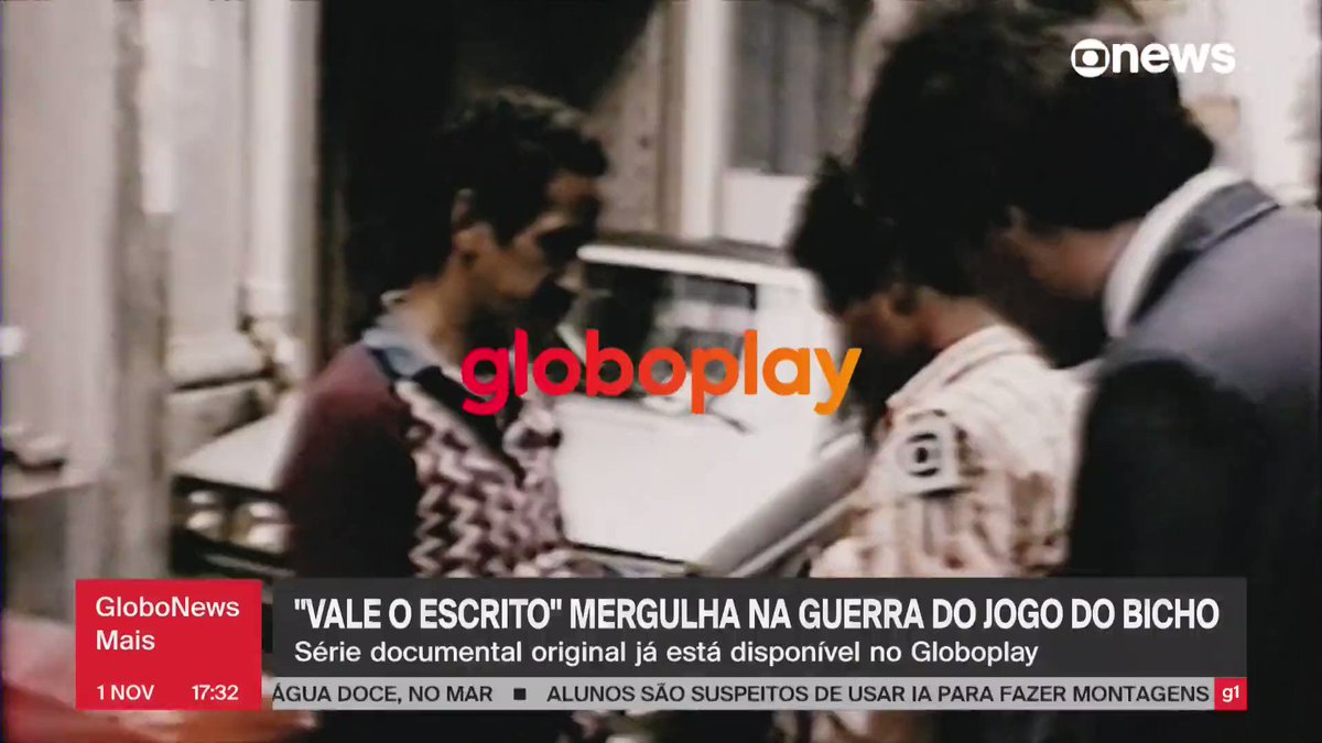 Vale O Escrito - A Guerra do Jogo do Bicho Série Documental Original Globoplay