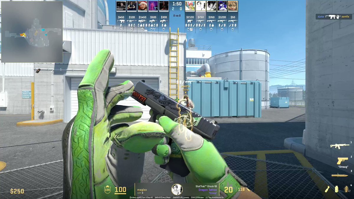 RAMP ONE WAY SMOKE ON NUKE #CS2 #COUNTERSTRIKE, Counter Attack Gameplay