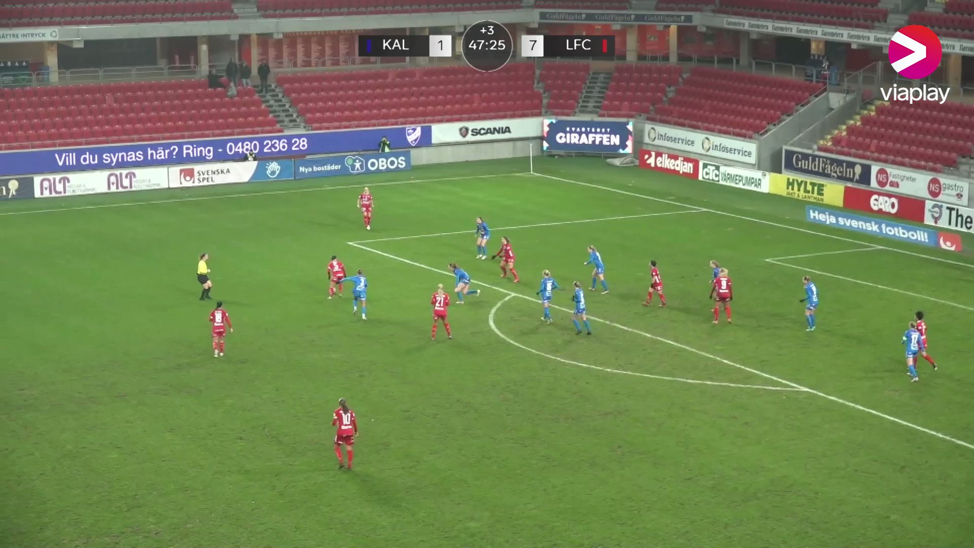 Linköping leder med sju(!!) mål efter första halvlek 🔥@LinkopingFC