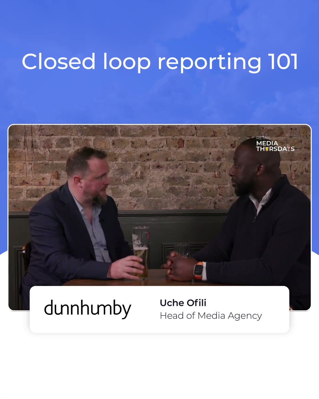 Skai on X: This is how you close the loop on Retail Media reporting.  @dunnhumby's Head of Media Agency, Uche Ofili shares more insights in this  #RetailMediaThursdays episode:    / X