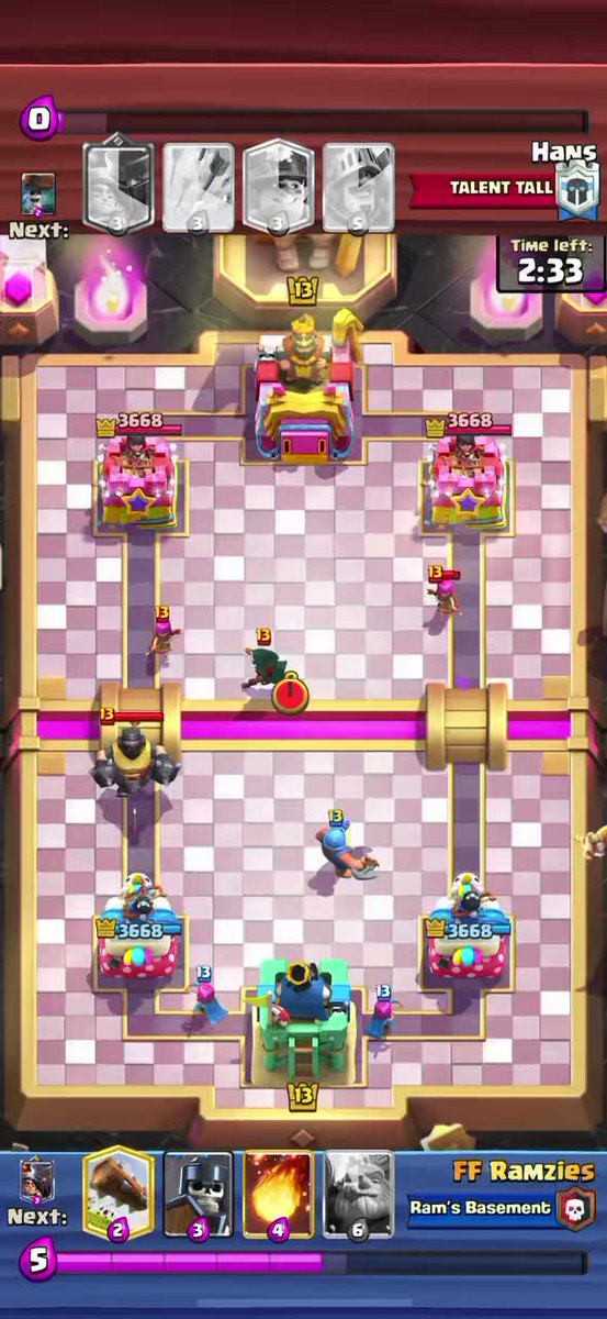Gave my bf a king crying emote tattoo (real) : r/ClashRoyale