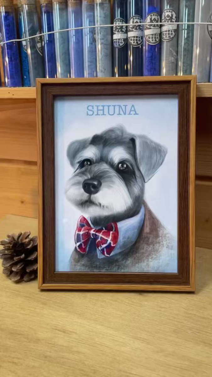 ペット似顔絵オーダー