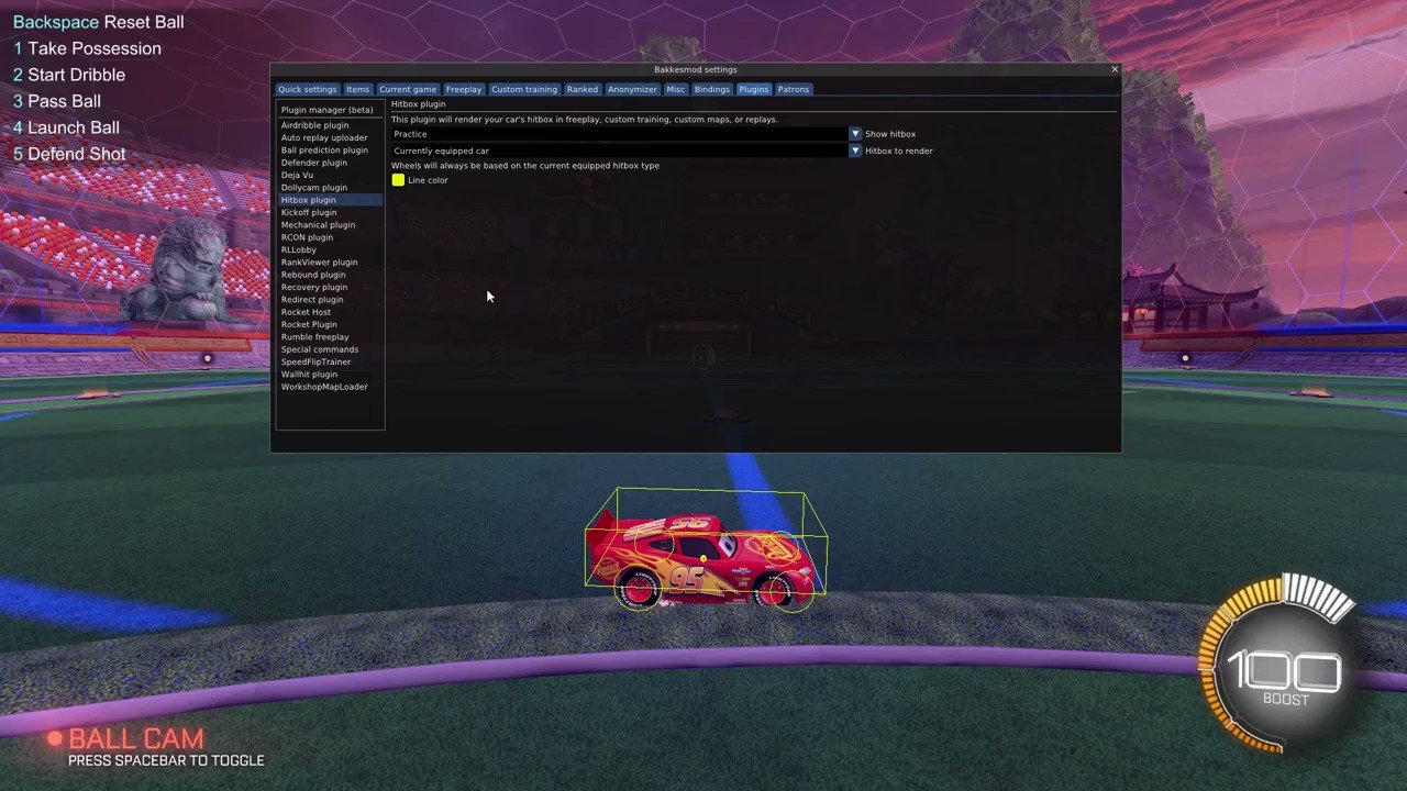 LIGHTNING MCQUEEN in Rocket League: Full Review (hitbox, customization & engine audio)
