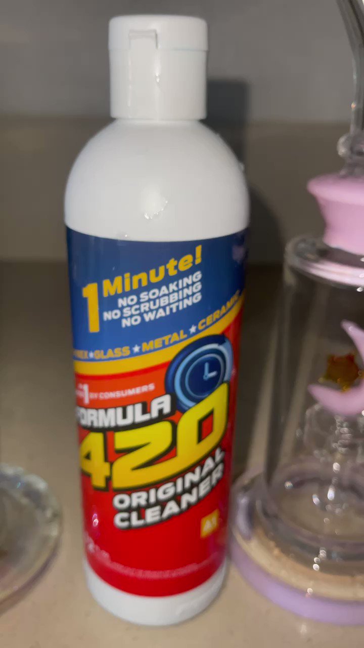 Formula 420 Cleaner - Glass, Metal, Ceramic - 12oz - Headlines Smokes