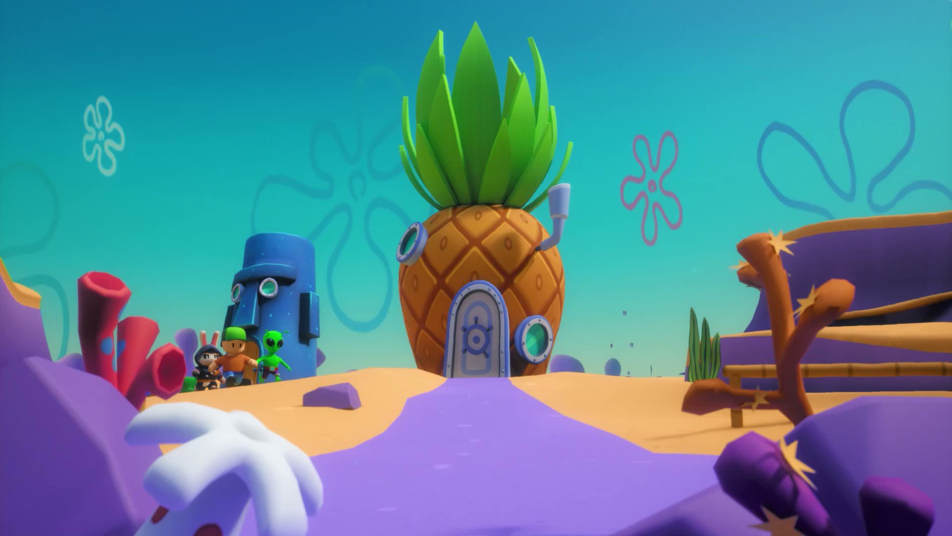 Stumblin' Into Bikini Bottom ((0.61 - 0.61.5) — Stumble Guys Help