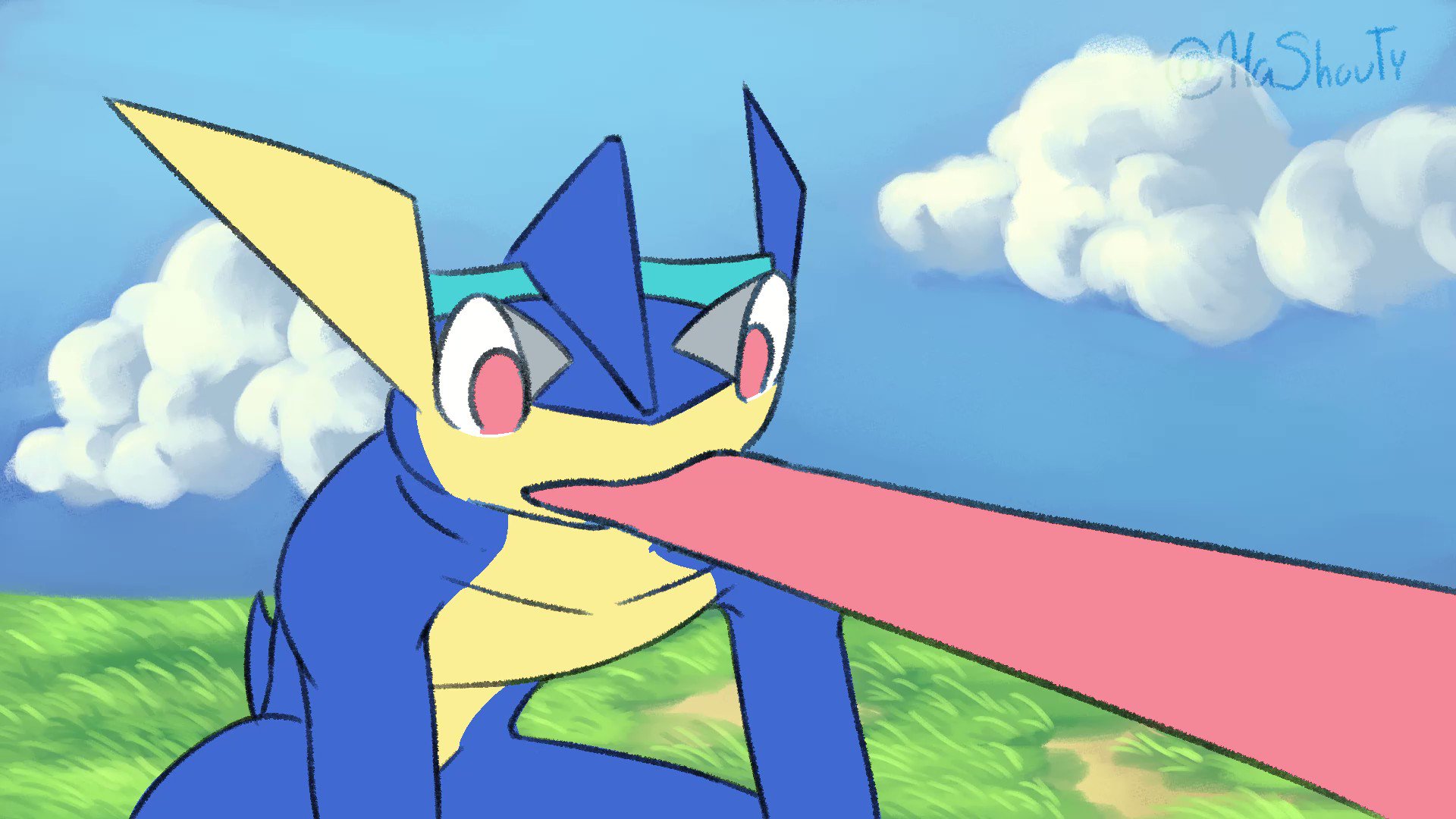 Greninja tongue