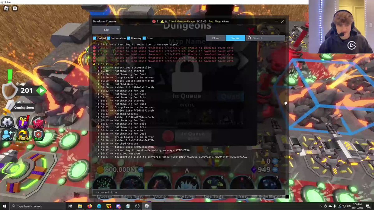 Failed to load sound rbxassetid:// ID: Unable to download sound