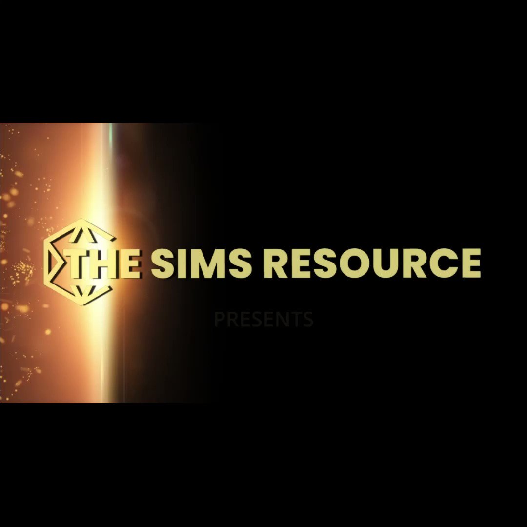 The Sims Resource - Black and Gold Kitchen set