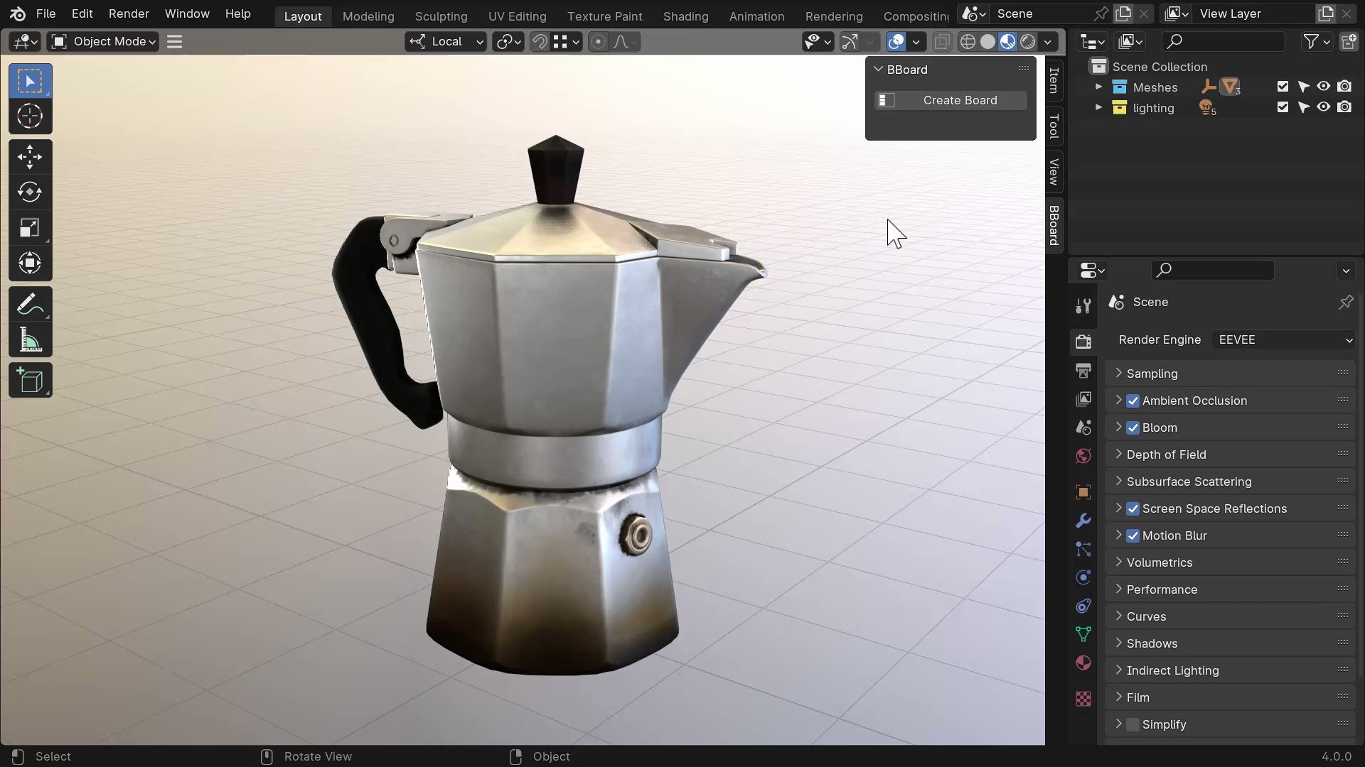 Realistic coffee foam in Blender - 3DArt