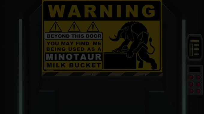 Stumbled on this warning sign and felt " inspired" 😏 Careful where you wander 💪🐄  Original sign art by<a href="/tag/minotaur"class="tags"><span>#minotaur</span></a><a href="/tag/asmrotica"class="tags"><span>#asmrotica</span></a><a href="/tag/nsfwaudio"class="tags"><span>#nsfwaudio</span></a>