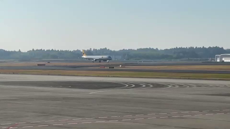 本日は成田空港から関西空港へテストフライトを実施しました