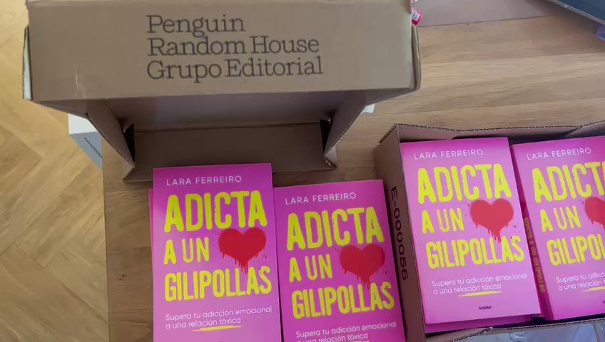 Psicóloga Lara Ferreiro on X: ✨Mi editorial me ha mandado nuevos  ejemplares de mi libro “Adicta a un gilipollas”. Qué alegría saber que  podéis disfrutarlo y os está ayudando queridos guerreros y