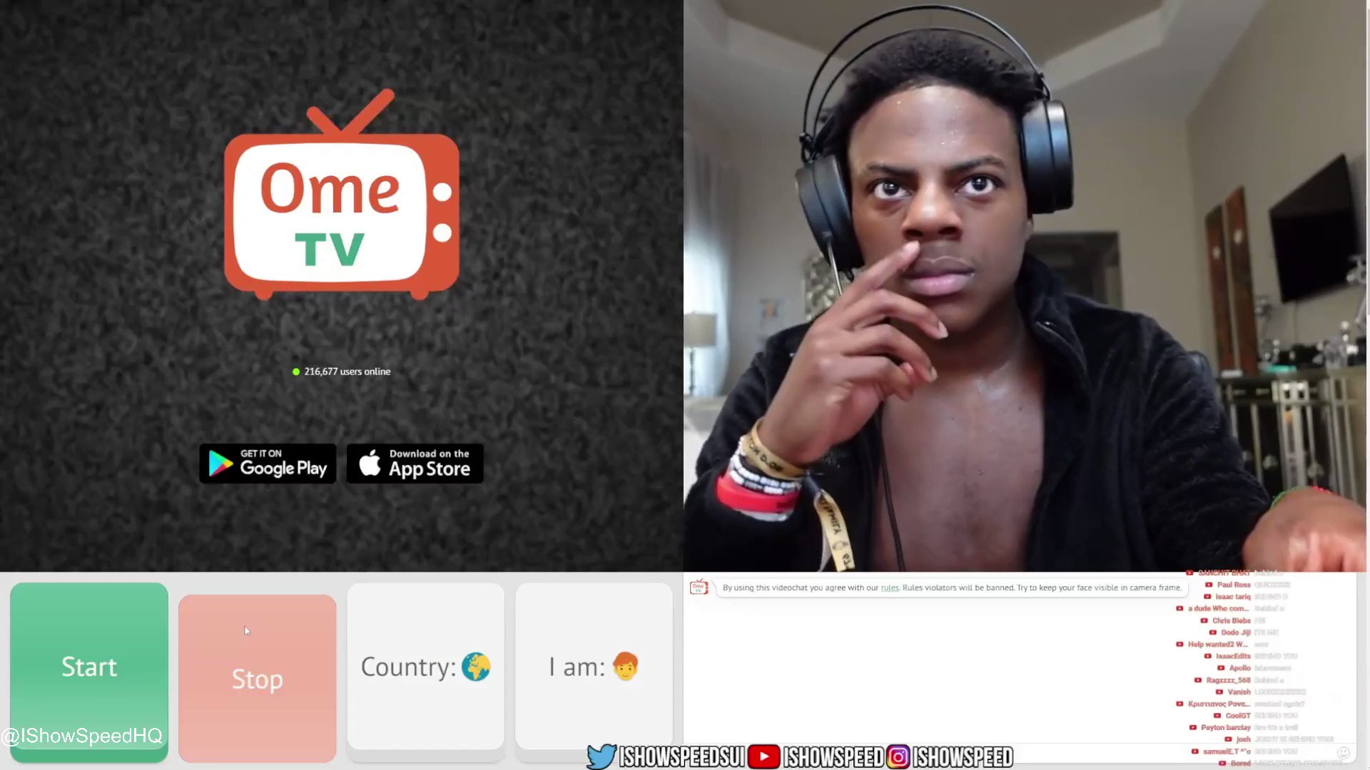 IShowSpeed furious after being swatted on live stream in new home - Dexerto