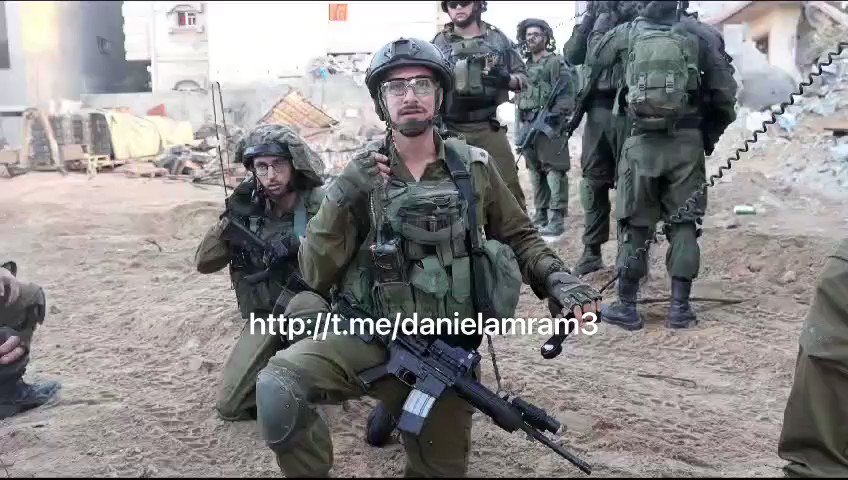 Dr.Sam Youssef Ph.D.,M.Sc.,DPT. on X: ""Major Moshe Grunberg from the 271st  Combat Engineering Battalion dedicated the demolition of an entire building  in Gaza yesterday, shortly before ceasefire, to his daughter Ella's 2-year