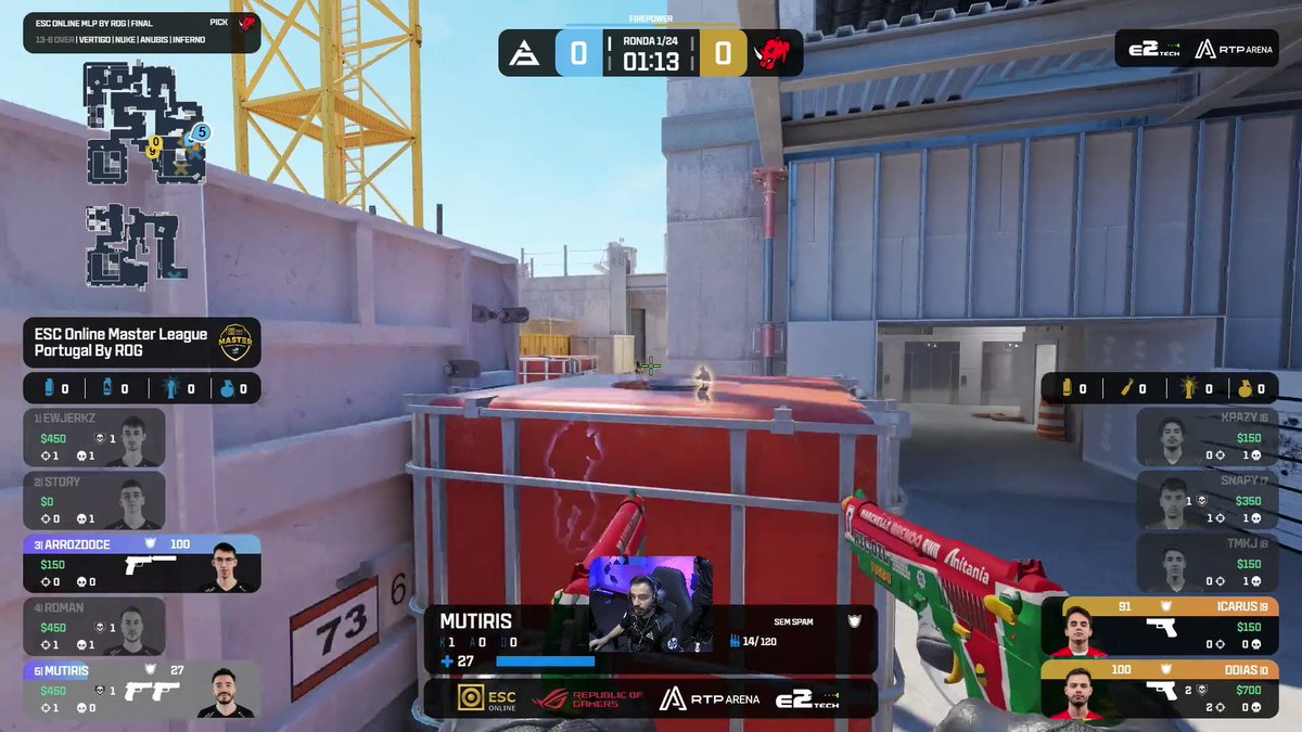 Jogos do ESC Online Master League Portugal XI QF revelados