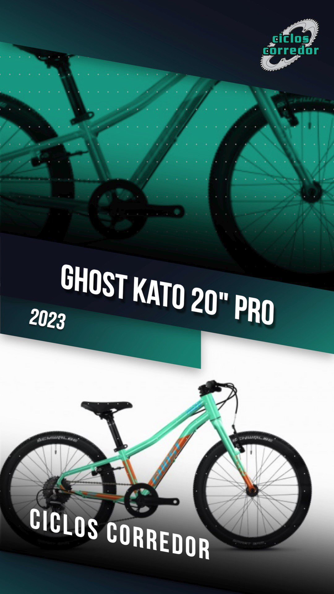 Bici infantil Ghost Kato 24 - Cicloescuela