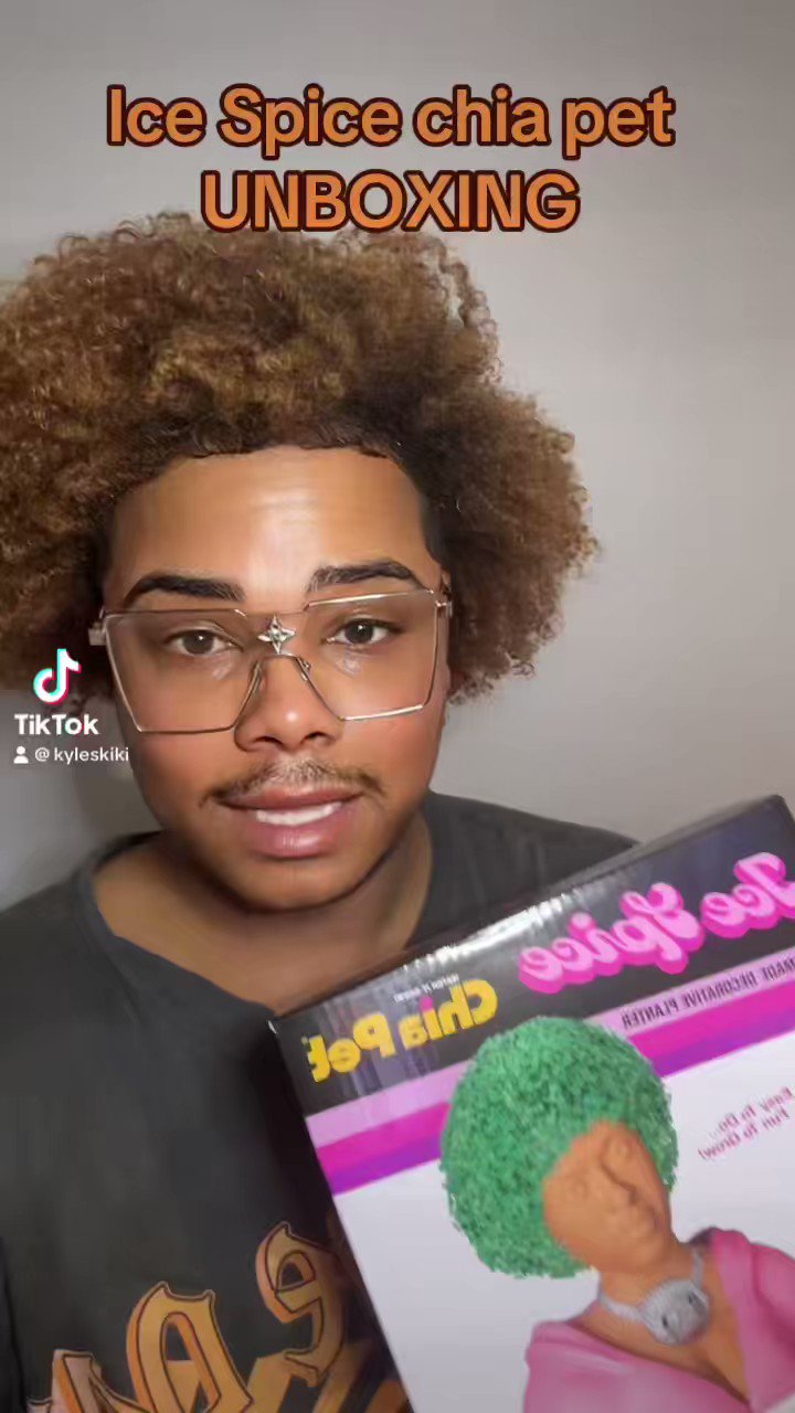 King Kyle 🤴🏽🦄 on X: Ice Spice chia pet UNBOXING!!