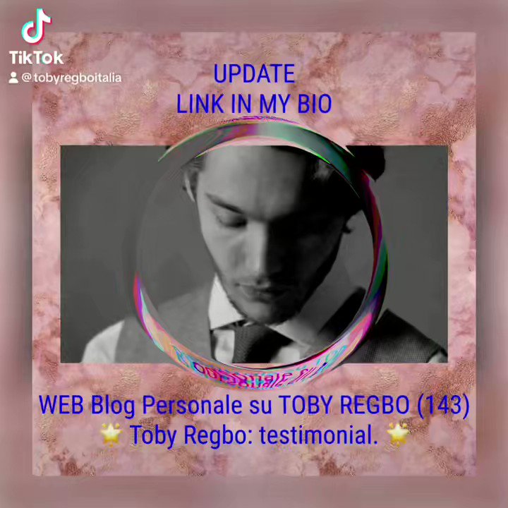 TOBY REGBO ITALIA Blogger 🇮🇹 (@tobyregboitalia) / X