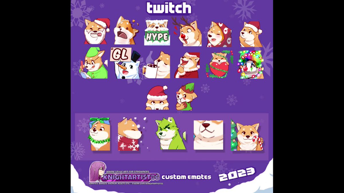 Create custom twitch badges by Knightartist86