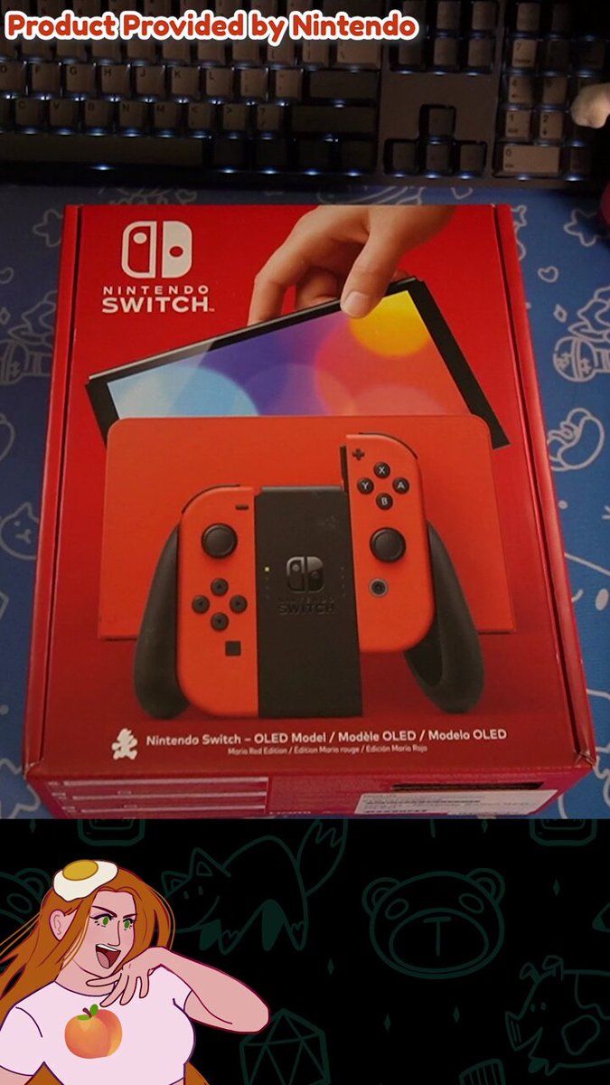 New Nintendo Switch OLED Mario Red Edition Unboxing 