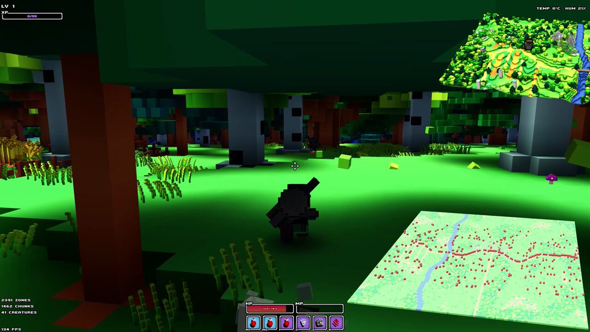 New blog and new project: Cube World Omega : r/Games