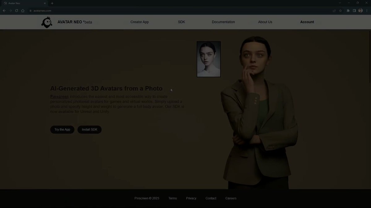 Pinscreen: AI-Driven Virtual Avatars