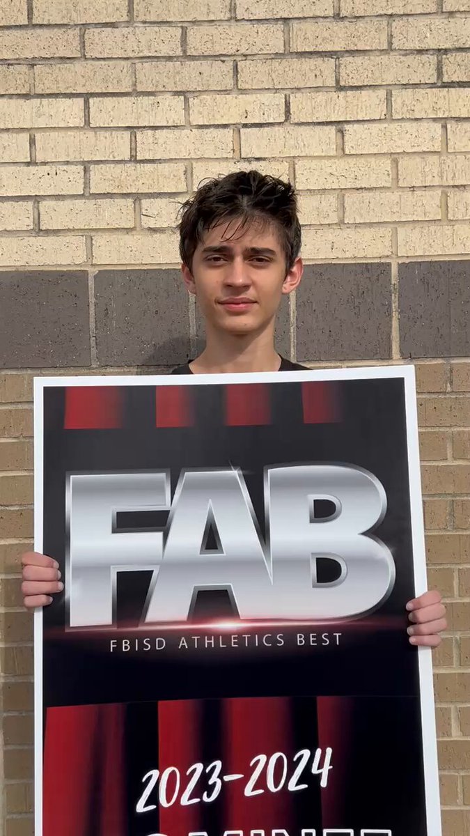 Fort Bend ISD Athletics on X: Congrats to Zach Morin for being a