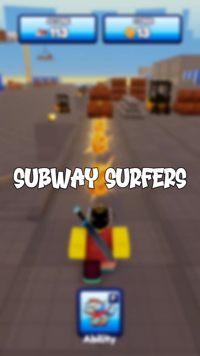 Roblox: How to Play Subway Surfers Game