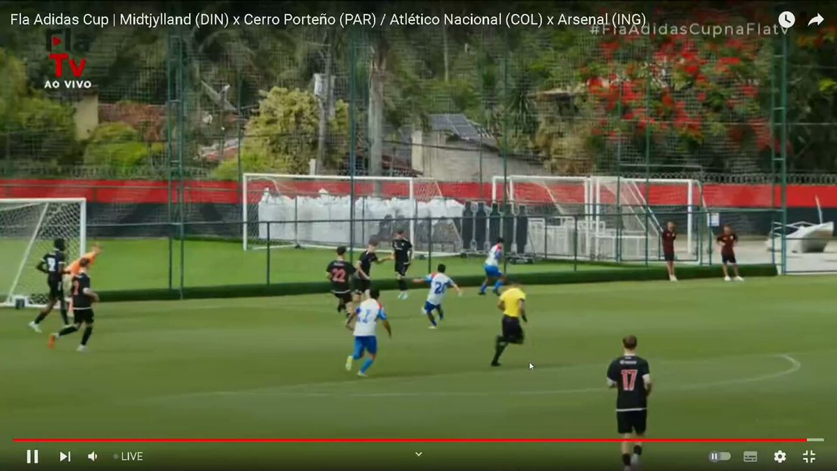 Fla Adidas Cup  Midtjylland (DIN) x Cerro Porteño (PAR