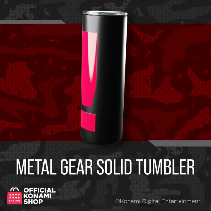 Metal Gear Solid 3 Tumbler – Official Konami Shop