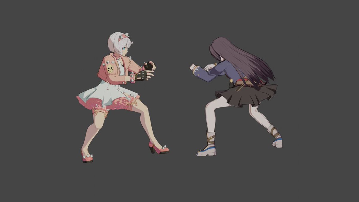 グンダ🦌WhiteDeer007🦌ダング on X: RT @LucyLucyRyona: Pose reference from a 3D anime called Monster Strike! / X