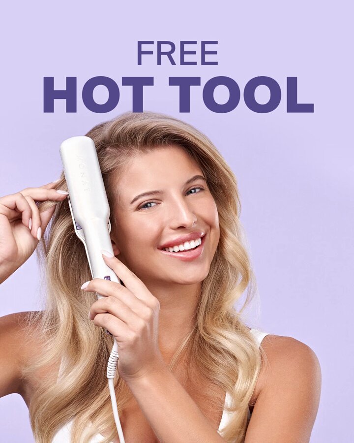 MONAT on X: Hot tools & deals!🔥Get a FREE hot tool when choosing 4 of  your favorite hair goodies (MP: $80