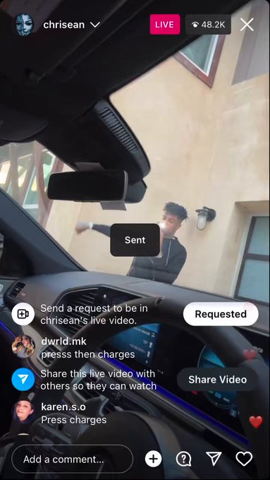 Blueface and Chrisean on live this morning. Seems like they&rsquo;re back to their regularly scheduled program<a href="/tag/rickross"class="tags"><span>#rickross</span></a><a href="/tag/drake"class="tags"><span>#drake</span></a><a href="/tag/kendricklamar"class="tags"><span>#kendricklamar</span></a><a href="/tag/future"class="tags"><span>#future</span></a><a href="/tag/joeb"class="tags"><span>#joeb</span></a>