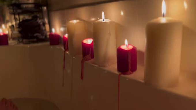 When your dripless candles are liars but they are so pretty you can be mad. 🕯️🎄🪵❄️🛁 https://t.co/rwL<a href="/tag/mexico"class="tags"><span>#mexico</span></a>