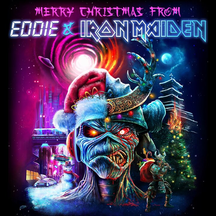 Iron Maiden on X: Merry Christmas from Eddie & Iron Maiden! #IronMaiden  #Eddie #MerryChristmas #TheFuturePastTour  / X