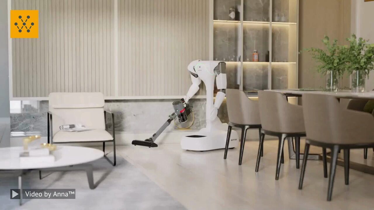 Wevolver on X: "This is Anna™ – The Smart Robot That Vacuums Your Home Anna™  is a hybrid AI robot trained by the human brain that will take care of your  home.