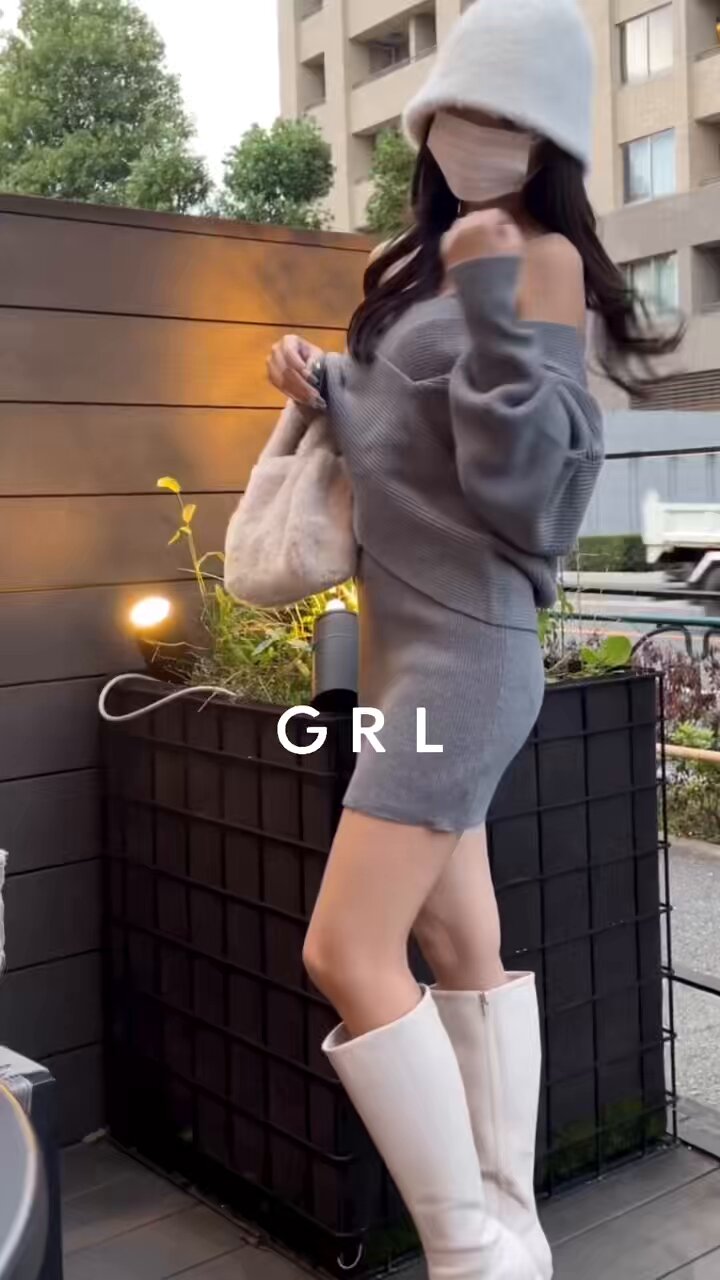 BUBBLES スクールガールニットワンピース BUBBLES スクールガール