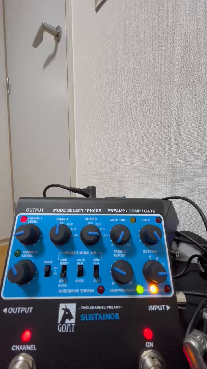 GOAT SUSTAINOR ROCKMAN B'z 松本孝弘 エフェクター GOAT 