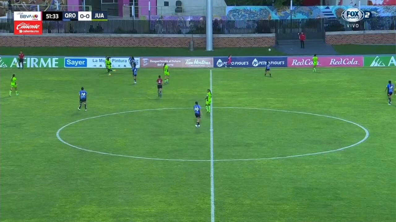 ¡¡¡EL PRIMERO 🤩😎!!!Jasmine Casarez abrió el marcador en Querétaro y adelantó a las Bravas de @FemenilFcJuarez 🔥Este es el primer gol en el #Clausura2024 📆