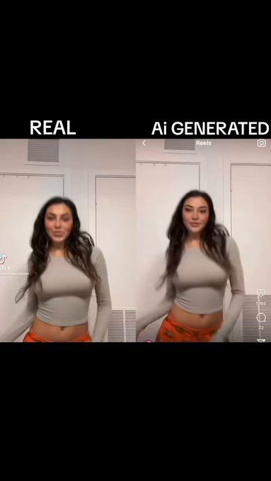 Be aware 👀  I&rsquo;ve came across a few accounts using my videos &amp; changing my face with Ai. I found 3 just