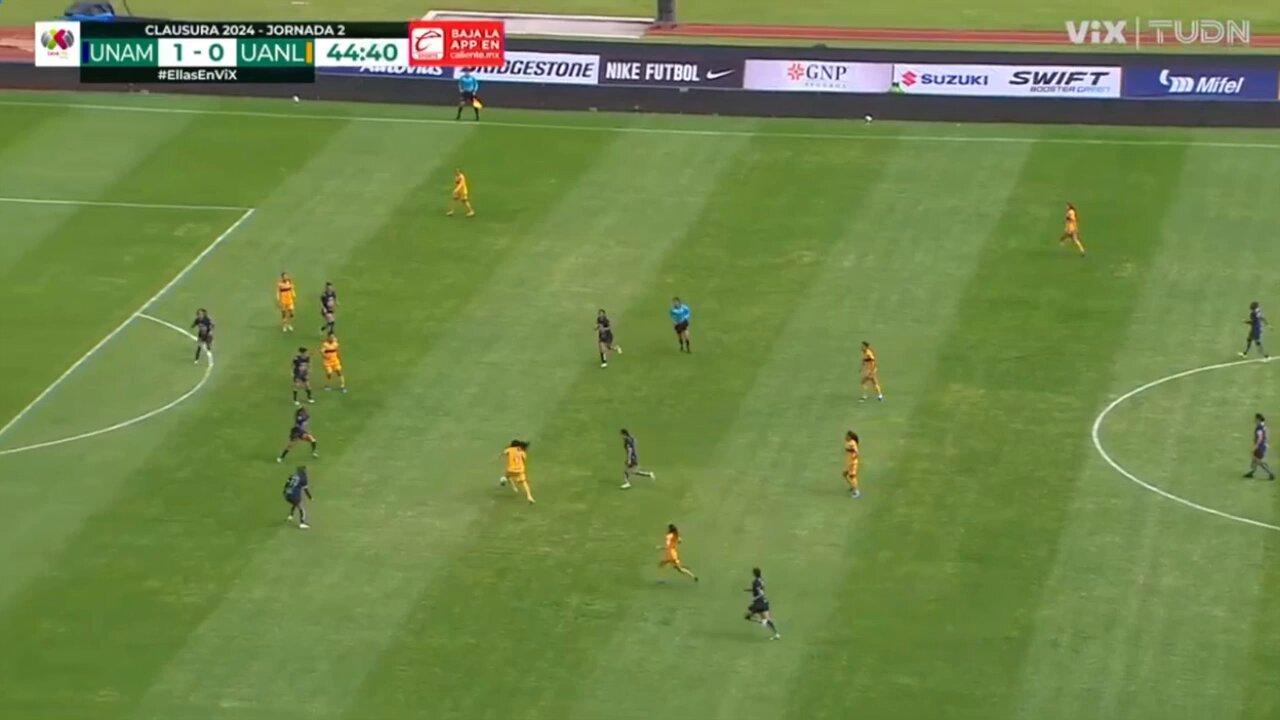 🔝🐯 ALIGOOOOOL 🐯🔝En el cierre del primer tiempo, González puso el 1-1 para las Amazonas 🤯